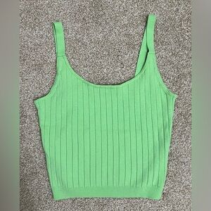 Sanctuary Lime Green Ribbed Camisole